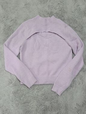 Kohls SO Lilac Knit Sweater - Women's
